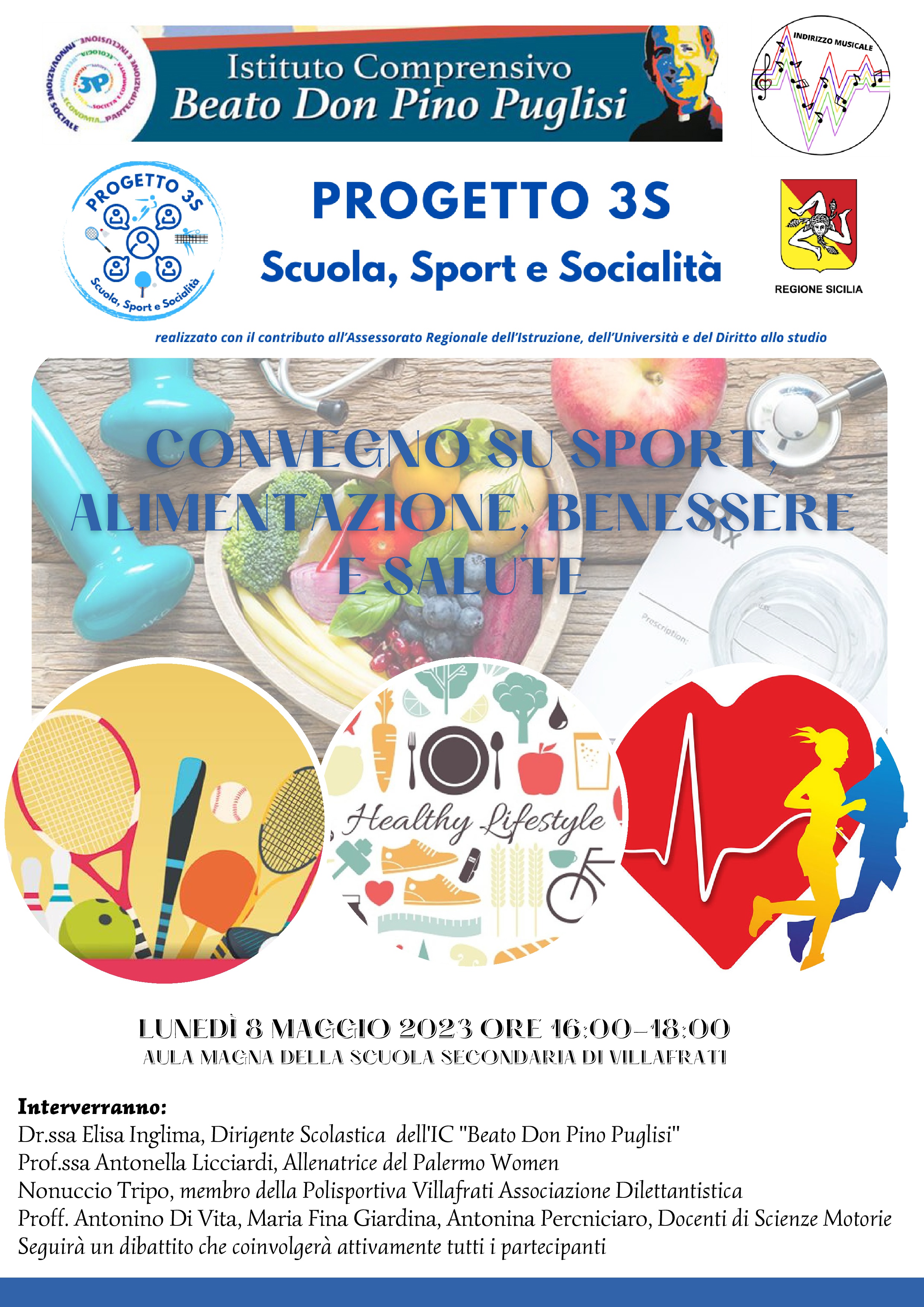 Locandina Convegno Progetto 3S 08.05.2023