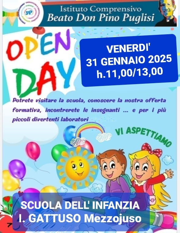 Open day Scuola Infazia Mezzojuso